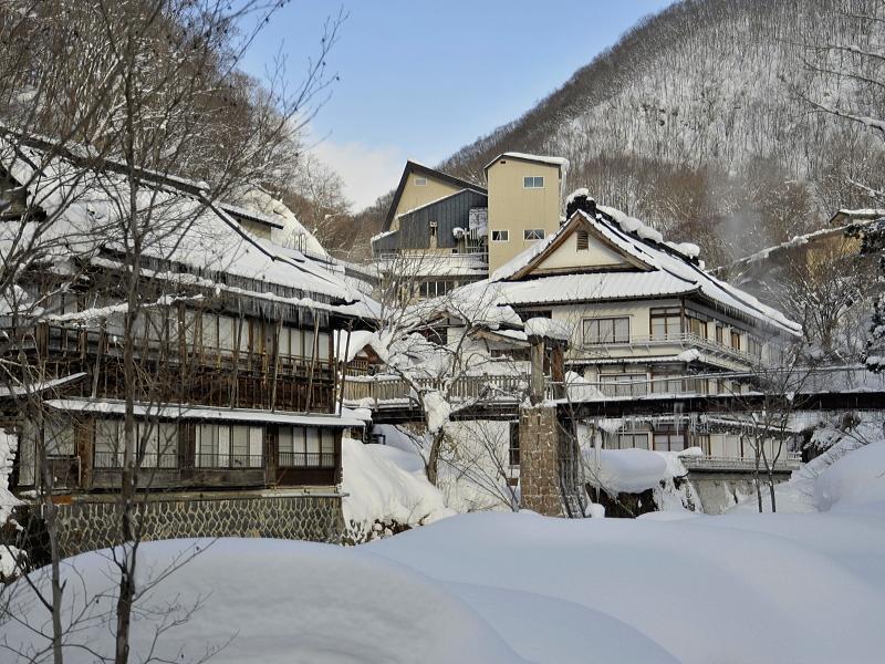 Takaragawa Onsen Ousenkaku Hotel Minakami Kültér fotó