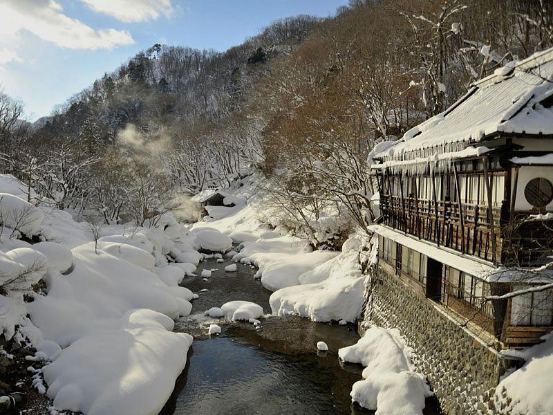 Takaragawa Onsen Ousenkaku Hotel Minakami Kültér fotó