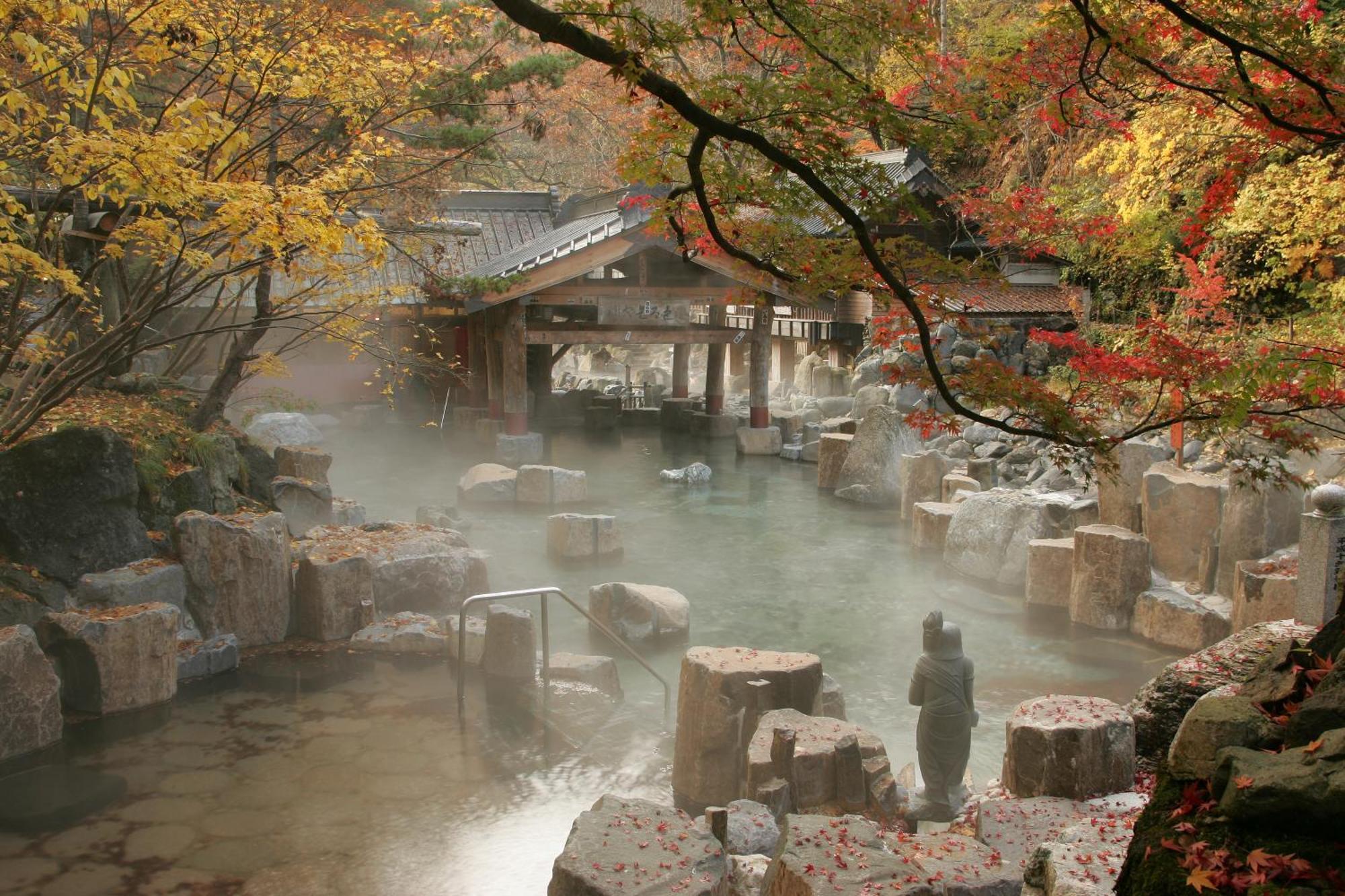 Takaragawa Onsen Ousenkaku Hotel Minakami Kültér fotó